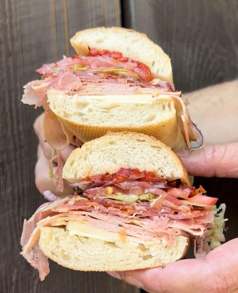 Bmt Sandwich, Chipotle Southwest Sauce, Southwest Sauce, Josh Elkin, Restaurant Inspired Recipes, Italian Sandwich, Hoagie Rolls, Italian Meats, Restaurant Dishes