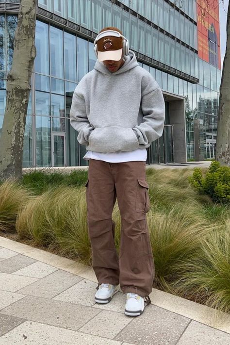 Fall Outfits Men Streetwear, Blue Jeans Outfit Men, Streetwear Outfit Men, Brown Pants Outfit, Hoodie Outfit Men, Outfits Men Streetwear, Jeans Outfit Men, Classy Outfits Men, Pants Outfit Men