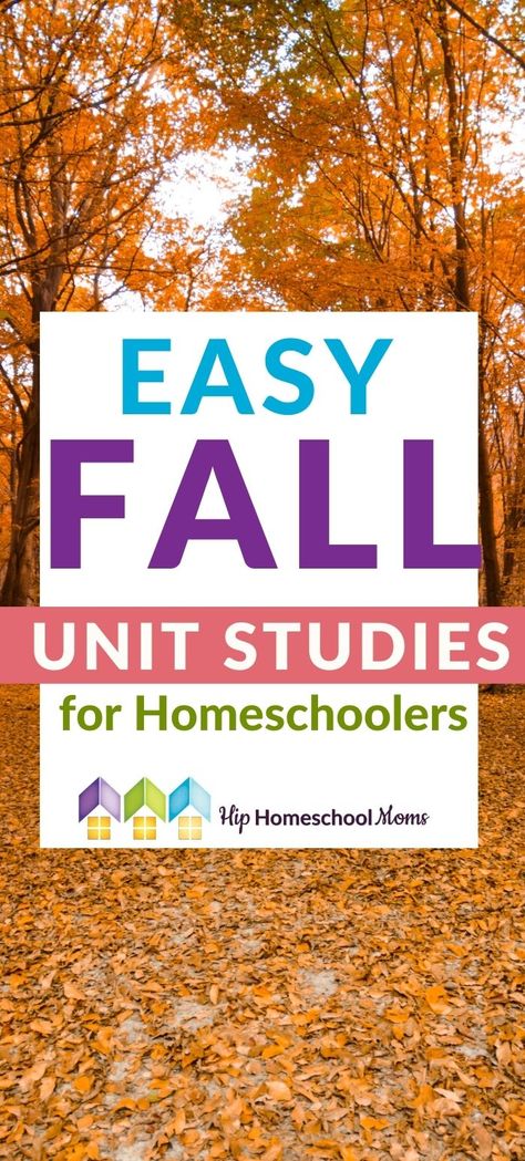 Seasons Unit Kindergarten, Fall Unit Study Kindergarten, Fall Activities For Homeschool, How To Organize Unit Studies, Fall Unit Study Homeschool Free, Fall Homeschool Themes, Fun Fall Homeschool Ideas, October Unit Study, Homeschool Activity Ideas