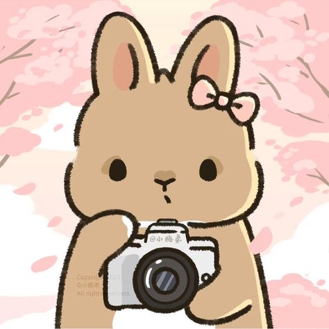 Cute Pfp Icons Animal Cartoon, Cute Bunny Pfp, Cute Bunny Cartoon, Bunny Drawing, Cute Animal Drawings Kawaii, Hello Kitty Iphone Wallpaper, Cute Doodles Drawings, Cute Easy Drawings, Cute Little Drawings