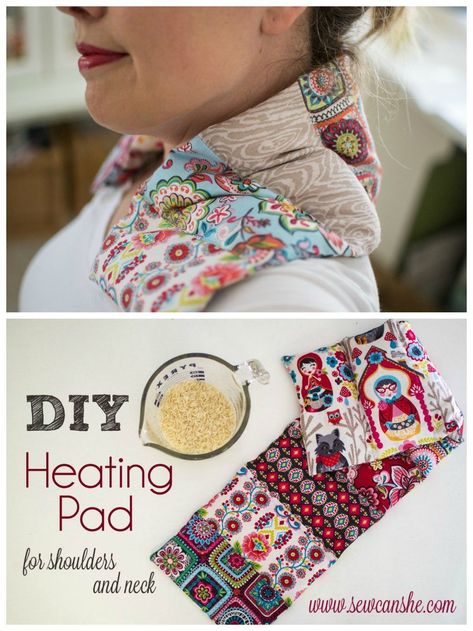 Diy Heating Pad, Fashion Upcycle, Tips Menjahit, Diy Sy, Heating Pads, Christmas Sewing Projects, Simple Sewing, Ice Packs, Rice Bags