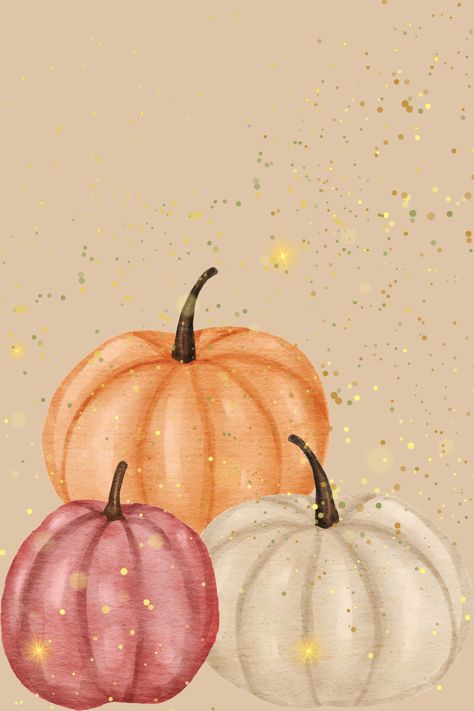 pretty pumpkins #autumn #fall #screensavers #fallscreensaver #sparklyscreensaver #pumpkinsandsparkles #phonewallpaper Fall Screensavers, Pastel Thanksgiving, Pumpkins Wallpaper, Iphone Item, Real Pumpkins, Glitter Backgrounds, Pastel Pumpkins, Thanksgiving Clip Art, Halloween Wallpaper Iphone Backgrounds