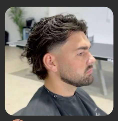 Small Mullet Men, Short Hair Taper Fade, Short Hair Taper, Faded Mullet Men, Hair Taper Fade, Mens Haircuts Thick Hair, Modern Mullet Haircut, Mens Haircuts Wavy Hair, Taper Fade Short Hair