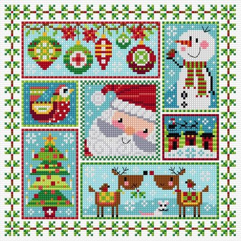 Durene Jones Cross Stitch, Durene Jones, Christmas Crafts Sewing, Holiday Cross Stitch Patterns, Cross Stitch Tutorial, Holiday Cross Stitch, Xmas Cross Stitch, Cross Stitch Christmas, Winter Cross Stitch