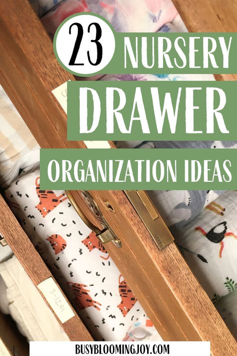 Learn how to organize the baby dresser with these Nursery drawer organization ideas. A guide to organizing the nursery dresser using baskets, storage bins, labels etc to keep baby clothes & other baby necessities, like diapers, creams & baby toys, tidy. Nursery dresser organization tips inc how to store baby clothes by size. Baby dresser organization ideas for small dressers, the best DIY nursery organization ideas for baby stuff. Baby life hacks first-time mom preparing for baby, nursery hacks Deep Dresser Drawer Organization, How To Organize Baby Clothes In Dresser, Organize Baby Dresser, Small Dressers, Baby Drawer Organization, Drawer Organization Ideas, Organize Baby Clothes, Nursery Drawer Organization, Baby Dresser Organization