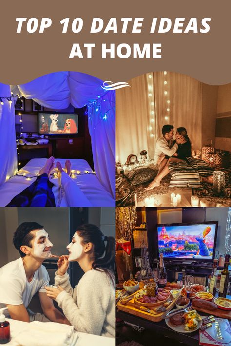 date ideas at home Fort Movie Night Date Ideas, Home Fort Date, Movie Date Ideas Home, Dinner And A Movie Date Night At Home, Movie Night Fort Date Ideas, Movie Dates At Home, Movie At Home Date Night, Anniversary Movie Night Ideas, Indoor Dinner Date Ideas