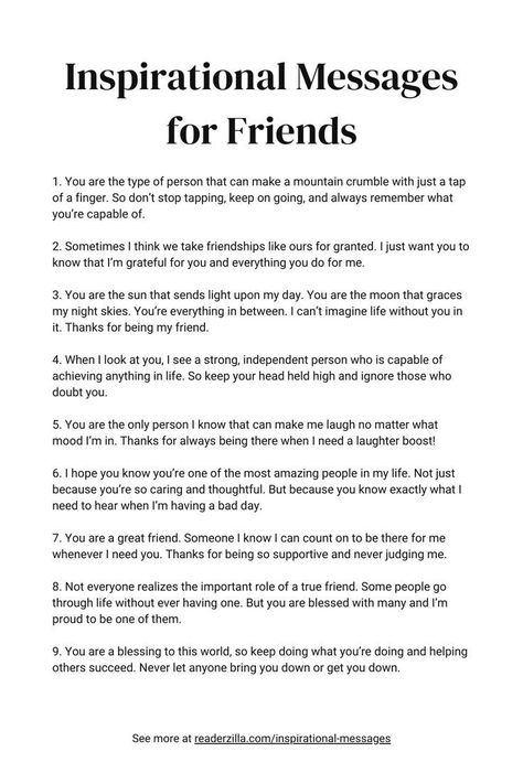 Touching Message For A Friend, Meaningful Messages To Friends, Message To A Friend Friendship, Friendship Forever Quotes, Sweet Things To Say To Your Friend, Positive Messages For Her, Beautiful Messages For Friends, Text About Friends, Words Of Affirmation For Best Friend