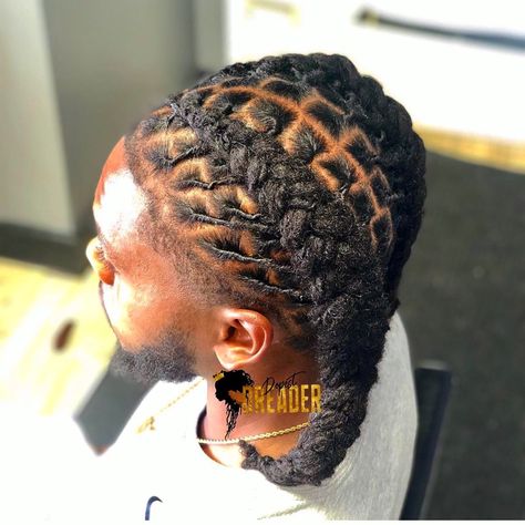 Simple Loc Styles Men, Men Locs Hairstyles Black Man Updo, Long Locs Hairstyles Men, Medium Dreadlock Styles For Men, Dread Hairstyles For Men Short, Mens Locs Hairstyles, Locs Hairstyles Men, Black Men Dreadlocks Styles, Men’s Loc Styles