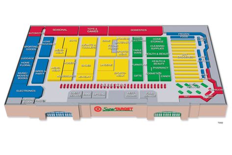 Retail Store Layout, Supermarket Design Interior, Store Plan, Target Store, Grocery Store Design, Inside Doors, Walmart Store, Facade Architecture Design, Supermarket Design