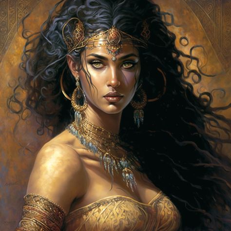 Goddess, Ishtar, "Goddess Of Love, Fertility, War, And Sexuality" | Fantasy I Sci-Fi I Books I Films I World Building Woman Spiritual, Goddess Ishtar, Ishtar Goddess, Sacred Feminine Art, Star Sign Art, Divine Feminine Art, Witch Wallpaper, Ancient Goddesses, Yoga Wall Art