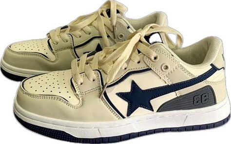 Organization Shoes, Shoe Outfits, Storage Shoes, Shoe Organization, Shoe Storage Ideas, Painted Canvas Shoes, Beige Sneakers, Aesthetic Shoes, Star Shoes