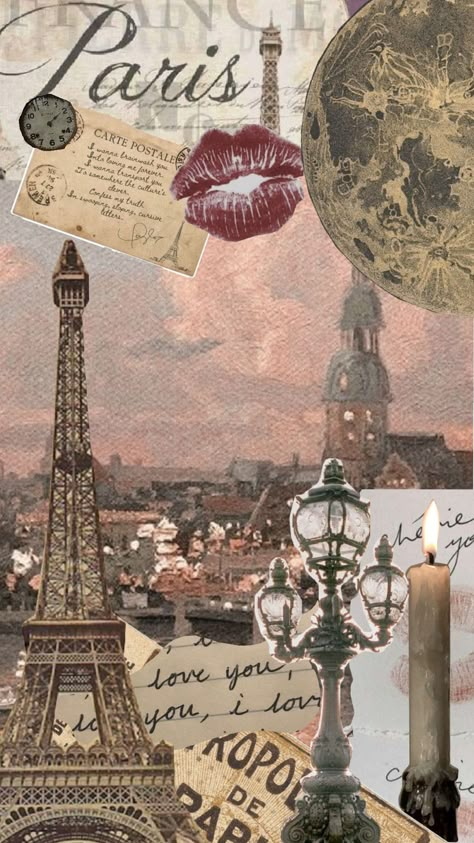 #Paris, France,#Parfait French Collage Aesthetic, Vintage Paris Poster, Paris Poster Aesthetic, 2000s Paris Aesthetic, Paris Journal Ideas, Paris Aesthetic Wallpaper Iphone, France Wallpaper Aesthetic, Old Paris Aesthetic, France Aesthetic Vintage