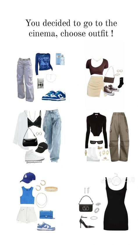 Work It Movie Outfits, Outfits For Going To The Movies, Outfit To The Movies, Movie Theater Outfit Summer, Cinema Fits, Outfit For The Movies, What To Wear To The Movies, Cinema Outfit Ideas Movies, Cinema Outfits