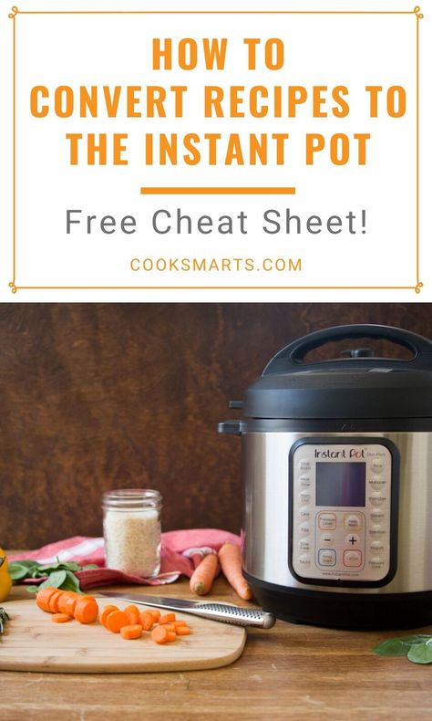 Instant Pot Cheat Sheet, Instant Pot Tips, Pressure Cooker Times, Cooking Conversion Chart, Recipe Conversions, Cooking Conversions, Ip Recipes, Food Change, Stove Top Recipes