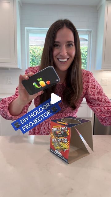 Kate Bast | The Bast Family on Instagram: "Need an easy activity this week? Try this! 📽️ DIY HOLOGRAM PROJECTOR 📽️

Close adult supervision is always required when doing the activities and hacks on our profile.

#easykidactivities #easytoddleractivity #momhack #diyplay #momsofinstagram #parentsofinstagram" Diy Hologram, Easy Kid Activities, Easy Toddler Activities, Easy Activities, Mom Hacks, Projector, Crafts For Kids, On Instagram, Instagram