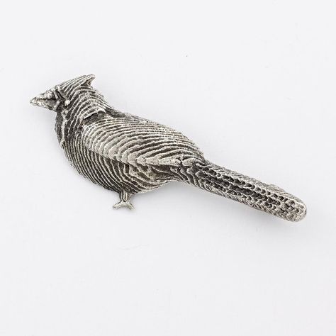 Sterling silver cuttlebone cast cardinal brooch. #silver #sterling #sterlingsilver #fashion# brooch #broach #brooche #cuttlebone #casting #oneofakind #original #handmade #goldsmith #goldsmiths #awesome #cardinal Hammered Silver Jewelry, Silver Casting, Jewelry Rendering, Face Jewellery, Metalsmithing Jewelry, Earrings Hoops, Silver Jewels, Casting Jewelry, 925 Silver Earrings