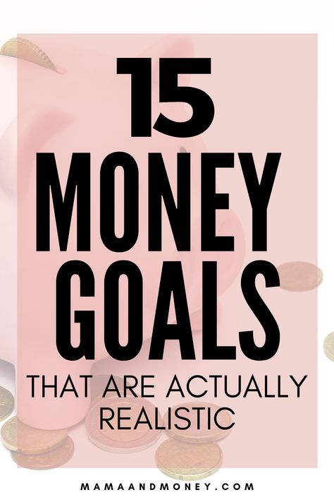 Not sure what money goals to work on this year? Get 15 financial goals examples to work toward this years to reach your money goals. #budget #moneygoals #financialgoals #financegoals #moneytips #daveramsey Good Financial Goals, Financial Goals Ideas Personal Finance, Financial Goals In Your 40s, Finance Goals Ideas, Short Term Financial Goals Ideas, Saving Goals Ideas, New Year Financial Goals, 2024 Financial Goals, Monthly Financial Goals