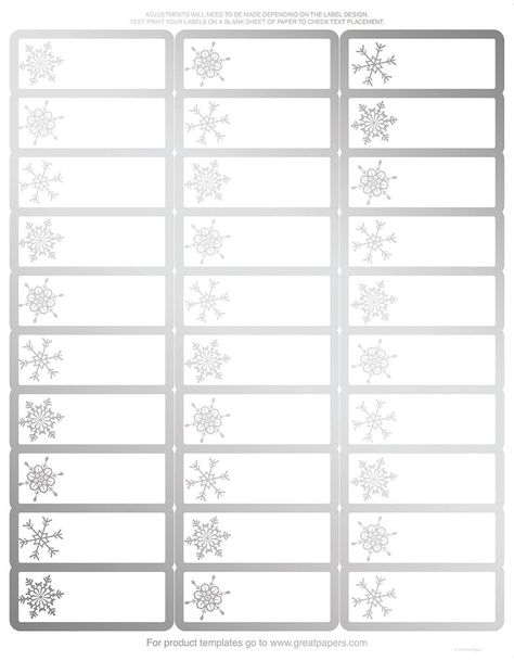 PRICES MAY VARY. Dress up your holiday cards with festive labels Package of 120 address label stickers Printer compatible, easy to use Silver foil snowflake design Each label is 1 x 2.58 Inch Holiday Envelopes, Jam Paper, School Supply Labels, Silver Snowflakes, Snowflake Designs, Christmas Wrapping Paper, Jamberry, Paper Envelopes, Silver Foil