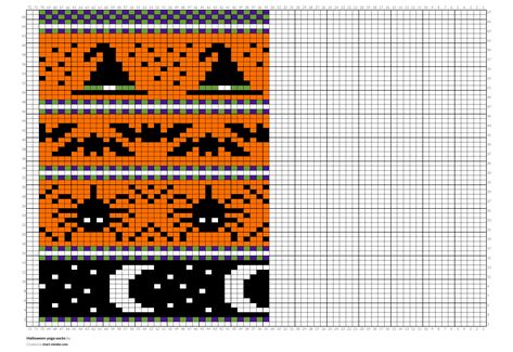 Bat Knitting Chart, Halloween Sock Pattern, Halloween Fair Isle, Halloween Fair Isle Chart, Halloween Knitting Charts, Pumpkin Knitting Chart, Knitting Colorwork Chart, Halloween Yoga, Halloween Knitting