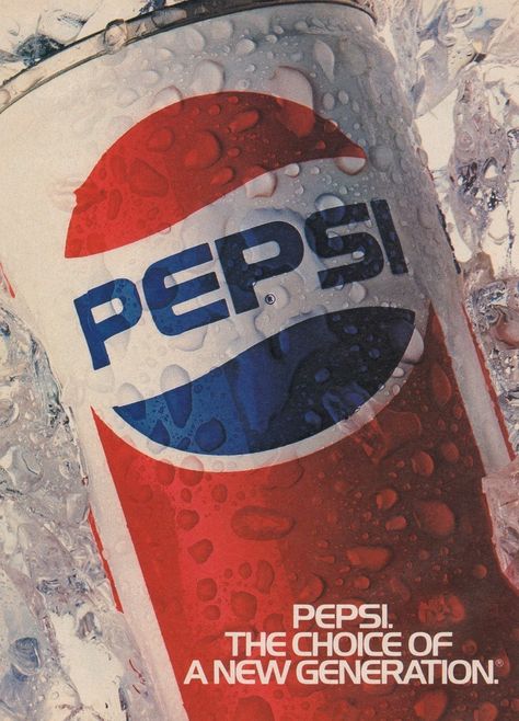 1980s Posters, Soda Ads, 80s Ads, 80s Posters, Pepsi Ad, Pepsi Vintage, 80s Poster, Retro Packaging, Soda Brands