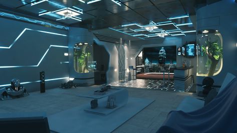 Futuristic Rooms, Cyberpunk House, Futuristic Home Design, Futuristic Living Room, Futuristic Apartment, Futuristic Interiors, Futuristic Room, Futuristic Bedroom, Futuristic Interior Design