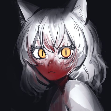 만화 캐릭터, Cat Girl, Anime Poses, الرسومات اللطيفة, White Hair, Cute Anime Character, Character Design Inspiration, Anime Character Design, Cartoon Art