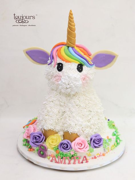 A moulded Unicorn shaped cake for a birthday party is sure to be the center of attention. Celebrate your child's magical party with this adorable unicorn cake. Click on the link to see the before and after of this cake! Magical Party, Shape Cake, Cake Studio, Shaped Cake, 11th Birthday, Unicorn Cake, Custom Cake, Mumbai India, How To Show Love