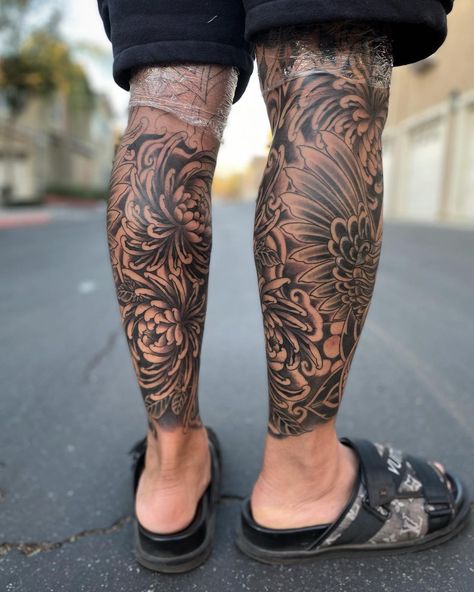 40+ Calf Tattoo Ideas for Men and Women in 2023 Leg Xray, Tattoos Template, Xray Tattoo, Tattoos Calf, Tattoos Letters, Calf Sleeve Tattoo, Tattoo Calf, Tattoo Mens, Calf Tattoo Men