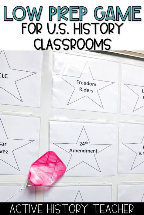 Classroom Games High School, Social Studies Teaching Strategies, High School History Classroom, Staar Review, 8th Grade History, Teaching American History, History Games, Middle School History, High School Social Studies