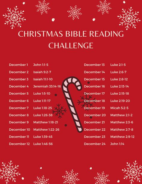 December Bible Study, December Bible Challenge, December Prayer Challenge, December Bible Reading Plan, January Bible Reading Plan, Christmas Bible Study For Teens, December Scripture Reading Plan, Christmas Bible Reading Plan, Christmas Bible Reading Plan For Kids