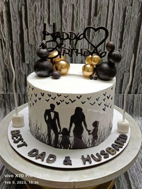 Hubby Cake Ideas, Birthday Cake For Hubby Ideas, Hubby Birthday Cake Designs, Best Dad And Husband Cake, Hubby Birthday Cake, Birthday Cake For Husband Unique, Cake For Husband Birthday, Husband Birthday Cake, Birthday Cake For Papa