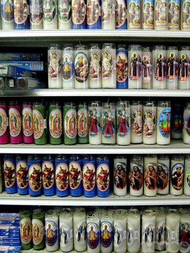 Prayer Candles at the Dollar Store, Phoenix, Arizona Dollar Store Aesthetic, Prayer Candles, Southern Gothic, Mexican Culture, Phoenix Arizona, Romeo And Juliet, Our Lady, Gods Love, Vision Board