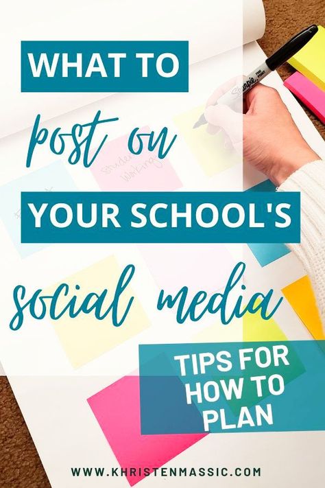 Social Media Content Ideas For School, Social Media Calendar For School, Social Media Ideas For Schools, School Social Media Content Ideas, Pta Social Media Posts, Preschool Content Ideas, Daycare Marketing Ideas Social Media, Social Media For Schools, School Marketing Ideas Social Media