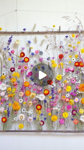 Layla Robinson | Creating a flower panel is like painting a picture meadow with everlasting flowers instead of paints. Building up the layers to create... | Instagram Layla Robinson, Rustic Theme Party, Flower Panel, Young Wedding, Flower Panels, Everlasting Flowers, Design Palette, Rustic Theme, Wildflower Wedding