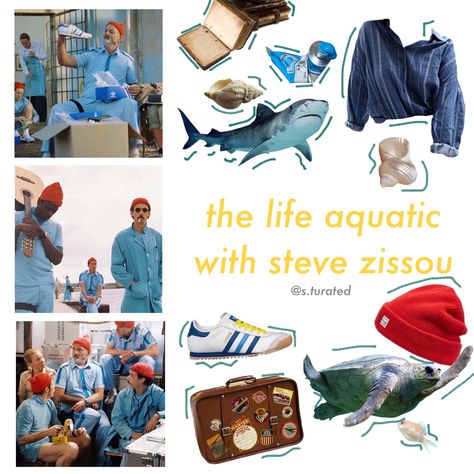 Wes Anderson Life Aquatic, Directed By Wes Anderson, Life Aquatic With Steve Zissou, The Life Aquatic, Steve Zissou, Life Aquatic, Wes Anderson, Movie Posters, Art