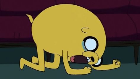 Jake Bit By Spider / Screaming Jake Screaming Meme, Meme Template, Cartoon Character, Adventure Time, Pokemon, Tumblr, Pokémon