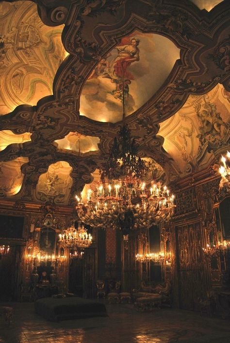 Royal Core, Castle Aesthetic, Palermo Sicily, Royal Aesthetic, Jigsaws, Baroque Architecture, Gold Aesthetic, The Ceiling, Beautiful Architecture