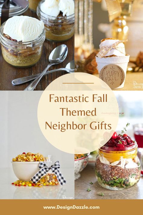 Fall Friend Gift Ideas, Thanksgiving For Neighbors, Neighbor Gifts For Thanksgiving, Fall Treats For Neighbors, Company Snack Ideas, Thankful Goodie Bags, Fall Office Gift Ideas, Neighbor Thanksgiving Gift Ideas, Fall Diy Gifts For Coworkers