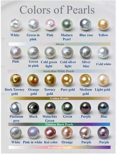 White Pearls Jewelry, Pearls And Gemstones, Pearl Jewelry Making, Black Pearl Drawing, How To Draw Pearls, Drawing Pearls, Pearl Color Palette, Art With Pearls, Black Pearls Jewelry