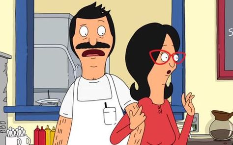 Bob And Linda Belcher, Bob And Linda, Bobs Burgers Quotes, Dinner Theatre, Flying Lessons, Bob's Burgers, Bobs Burgers, 10 Reasons, Three Kids