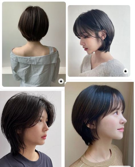 Bondol Hairstyle Korea, Korean Pixie Haircut With Bangs, Cute Very Short Hairstyles, Korean Short Hair Pixie, Korean Pixie Cut With Bangs, Kpop Short Haircut, Beautiful Hair Cuts, Apple Haircut, Korea Short Hair