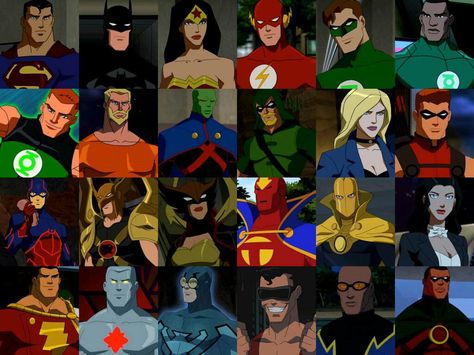 The Justice League(YJ) Dcau Justice League, Dc Headcanon, Justice League Animated Movies, League Of Justice, Lego Justice League, Anime Spider, Justice League New 52, Justice League Team, Young Justice Characters