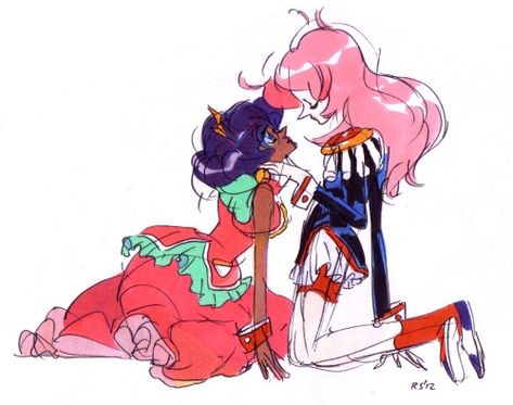 Steven Universe Was Influenced by Revolutionary Girl Utena | Den of Geek Revolutionary Girl Utena Fanart, Rebeca Sugar, Anthy Himemiya, Utena Tenjou, Rebecca Sugar Art, Rebecca Sugar, Revolutionary Girl Utena, S Photo, Wow Art