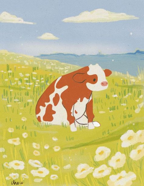 Grafika Vintage, Cow Art Print, ポップアート ポスター, Istoria Artei, Posca Art, 강아지 그림, Illustration Photo, Cow Art, Arte Inspo