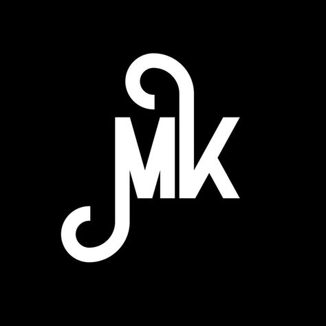 MK Letter Logo Design. Initial letters MK logo icon. Abstract letter MK minimal logo design template. M K letter design vector with black colors. mk logo Mk Name Logo, Mk Logo Design Art, M K Logo, K Letter Design, Mk Logo Design, Two Letter Logo, M Letter Design, Enterprise Logo, K Letter