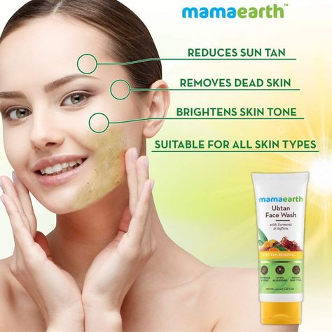 Indian Top Deal on Twitter: "*Mamaearth Ubtan Natural Face Wash for Dry Skin with Turmeric & Saffron for Tan removal and Skin brightning 100 ml - SLS & Paraben Free* ~mrp - 249~ price - 212 + click apply 5% coupon link - https://t.co/Qc2EG4FvWU more - https://t.co/fDHI52GGfp https://t.co/SrrWlvEpEP" / Twitter Face Wash For Dry Skin, Natural Face Wash, Tan Removal, Younger Skin, Natural Exfoliant, Facial Exfoliator, Brighten Skin Tone, Skin Complexion, Prevent Acne