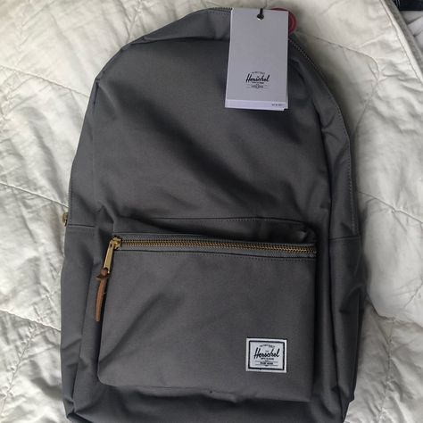 Herschel Settlement Backpack In Grey With Tags Herschel Backpack Aesthetic, Herschel Settlement Backpack, Herschel Classic Backpack, Herschel Pop Quiz, Lyn Lapid, Herschel Bag, Grey Backpack, Herschel Backpack, Aesthetic Backpack