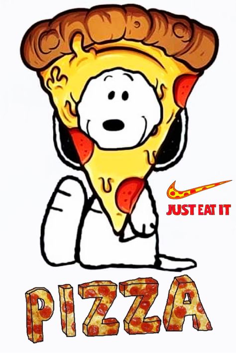 🍕 Pizza Monday! Funny Pizza Pictures, Peanut Pictures, Pizza Cartoon, Snoopy Funny, Snoopy Images, Pizza Funny, Snoopy Wallpaper, Snoopy Quotes, Snoopy Pictures