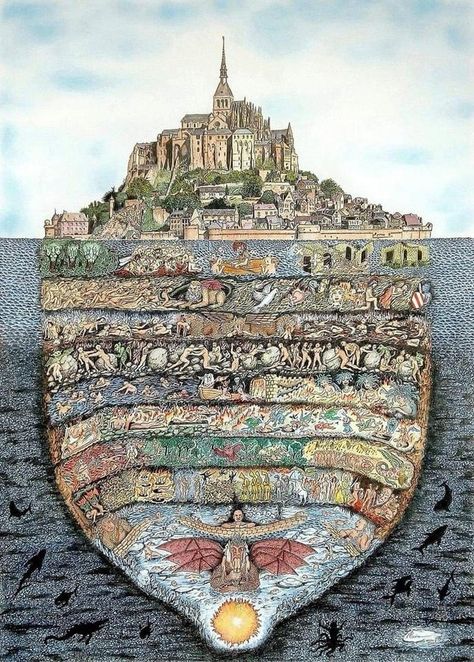 X'te Dante Alighieri: ""Inferno de Dante with Mount Saint Michel” by Pierre Ionica https://t.co/p1NiXQu3ZU" / X Dante’s Inferno, Lovecraftian Monsters, Inferno Dante, Dante Inferno, 2024 Tattoo, Dante's Inferno, Divine Comedy, Dantes Inferno, Greek Statues