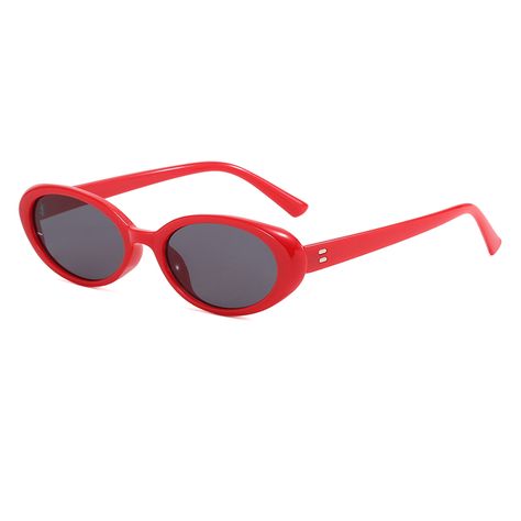 Retro Oval Sunglasses Small Frame Women's Sunglasses Glasses Women/Men Streetwear Eyewear UV400 Red Sunglasses, Vintage Inspired Fashion, Sunglasses Collection, Style Upgrade, Oval Sunglasses, Eye Health, Women's Sunglasses, Retro Vibe, Red And Grey